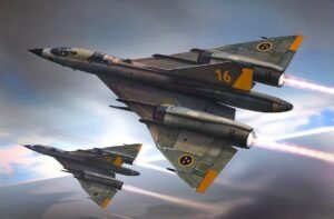 CONHEÇA O SAAB 36: Programa Secreto de Bombardeiro Nuclear da Suécia