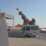 Vídeo: Drone iraniano Shahed atinge área da base dos EUA no Kuwait